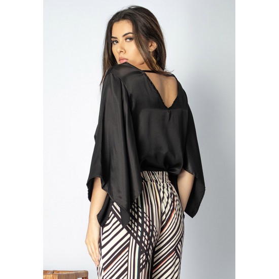 Blusa Goiti Viscose Preta Estelar