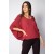 Blusa Bata Îandé Malha Bordô