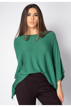 Blusa Asa Delta Malha Tupã Verde Jade