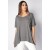 T-Shirt Ampla Malha Manga Curta Mescla