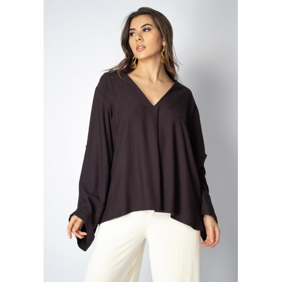 Blusa Acapu Ampla Preta