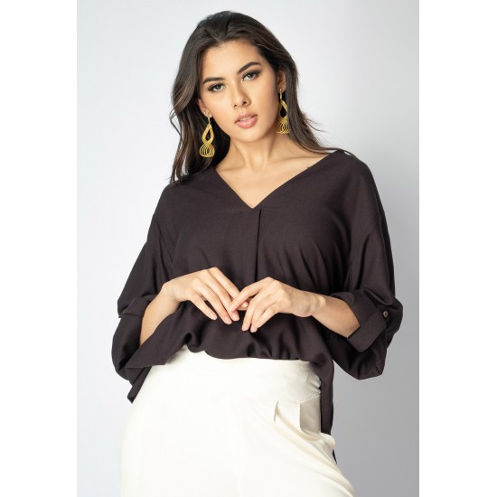 Blusa Acapu Ampla Preta
