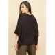 Blusa Asa Delta Malha Tupã Preta
