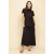 Vestido Longo Morcego Malha Preto