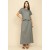 Vestido Longo Morcego Malha Mescla