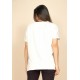 T-Shirt Ampla Algodão Orgânico Manga Curta White