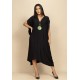 Vestido Kaftan Mutum Detalhes nas Costas Preto