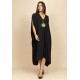 Vestido Kaftan Mutum Detalhes nas Costas Preto