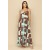 Vestido Longo Jataí Trapézio Malha Estampa Santa Rosa do Tocantins