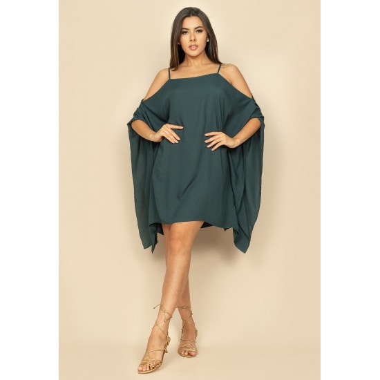 Vestido Kaftan Garaguá Canário Verde Musgo