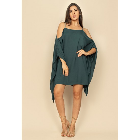 Vestido Kaftan Garaguá Canário Verde Musgo