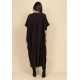 Vestido Kaftan Malha Saruel Preto