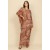 Vestido Longo Morcego Assimétrico Estampa Palmas da Terra
