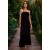 Vestido Longo Viscose Alça Fina Preto