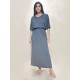 Vestido Longo Malha Mescla