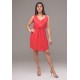 Vestido Plano Curto Vermelho