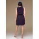 Vestido Plano Curto Preto