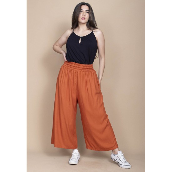 Calça Pantacourt Elastic Embaú Laranja