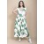 Vestido Regata Longo Peri Viscose Camadas Estampa Folhagem Poética
