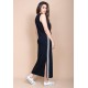 Vestido Midi Faixa Lateral Black