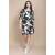 Vestido Curto Plano Estampa Jardim Noturno