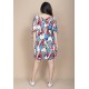 Vestido Curto Plano Estampa Floresce