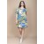 Vestido Curto Plano Estampa Brisa Botânica