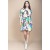 Vestido Curto Plano Estampa Encanto Botânico