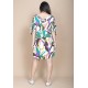Vestido Curto Plano Estampa Encanto Botânico
