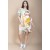 Vestido Curto Plano Estampa Aurora Suave
