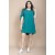 Vestido Curto Plano Verde