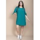 Vestido Curto Plano Verde
