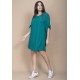 Vestido Curto Plano Verde