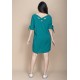 Vestido Curto Plano Verde