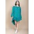 Vestido Curto Viscose Com Babados Verde