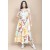 Vestido Regata Longo Peri Viscose Camadas Estampa Aurora Suave