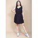 Vestido Plano Curto Preto