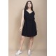 Vestido Plano Curto Preto