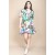 Vestido Curto Pataxô Viscose Mullet Decote V Estampa Encanto Botânico