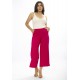 Calça Pantacourt Malha Encorpada Pink