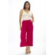 Calça Pantacourt Malha Encorpada Pink