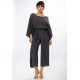 Calça Envelope Dueré Pantacourt Viscose Chumbo