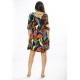 Vestido Curto Viscose Estampa Aurora Urbana