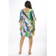 Vestido Curto Viscose Estampa Selva Urbana