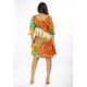 Vestido Curto Viscose Estampa Jardim do Sol