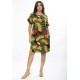 Vestido Curto Viscose com Bolso Estampa Festas dos Tucanos