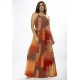 Vestido Longo Jennifer Malha Trapézio com Bolso Tramas do Sol