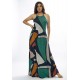 Vestido Longo Jennifer Malha Trapézio com Bolso Geometrias do Tempo