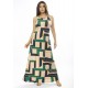 Vestido Longo Malha Trapézio Chapada de Areia