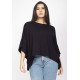 Blusa Asa Delta Malha Tupã Preta